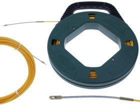 Włókno szklane w kasecie do przeciągania kabli 3mm / 30m - Stalka do zaciągania kabli / WSK330