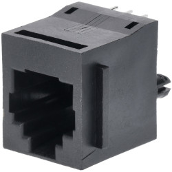 Assmann WSW A-20141 6 Pin RJ12 Socket Black