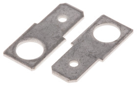 Konektor płaski Męski 6.35 x 0.8mm długość 19mm Izolacja: Nieizolowane Cyna