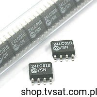 24LC01B/SN 1Kbit Serial EEPROM SMD-SO8 MICROCHIP