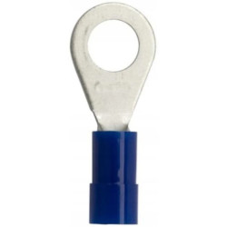 Końcówka oczkowa izolowana typ KC DIN 2,5mm2 / M8 miedziana cynowana galwanicznie niebieska 100szt.