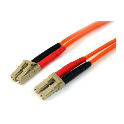 StarTech 50FIBLCLC1 1m Multimode 50/125 Duplex Fibre Patch Cable LC - LC