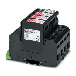 Ochronnik przepięciowy 3-fazowy, 65kA, 1200V (Volts), montaż Szyna DIN, Phoenix Contact VAL