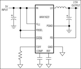 3A, Low-Voltage, Step-Down Regulator with Synchronous Rectification and Internal Switches