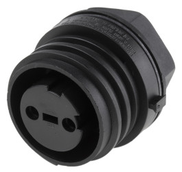 Złącze wielostykowe przemysłowe 2-pinowe, panelowe Gniazdo Bulgin