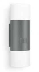 Oprawa elewacyjna z czujnikem ruchu i zmierzchu L910 S PIR 9,8W LED 797lm 3000K IP44 IK03 230V antracyt / aluminium ST576202