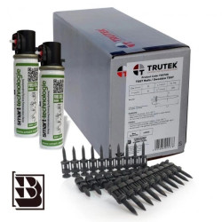 Gwoździe TSGT 25mm beton 1000 szt. z gazem 100ml do osadzaków gazowych SC40II