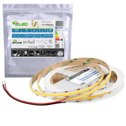 Taśma LED COB 336 chips 12V 8W 69lm/W ciepła 3000K IP20 - ED00031470 /odcinki po 5 m/
