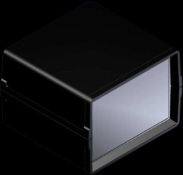 ABS enclosure, (L x W x H) 85 x 80 x 60 mm, black (RAL 9004), IP54, MC22.9
