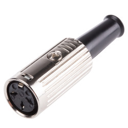 Gniazdo Din 3 -pinowe Żeński Montaż na kablu 100 V AC