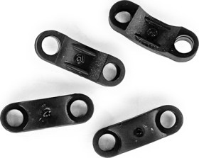 Strain relief clamp, PA, black, (L x W) 23.5 x 7.5 mm, BYB-5-12H4046