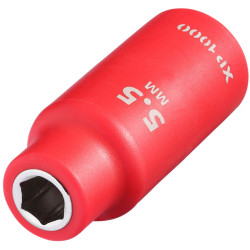 Draper 18661 XP1000&#xAE; VDE Socket, 1/4&quot; Sq. Dr., 5.5mm