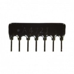 Drabinka rezystorowa 6x 4.7K A7P-4.7K A472J matryca równoległa 1/8W SIP-7