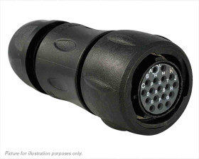 Złącze 18-pinowe Męski Souriau Sunbank by Eaton Żeński Montaż na kablu MIL-DTL-26482 rozmiar 14