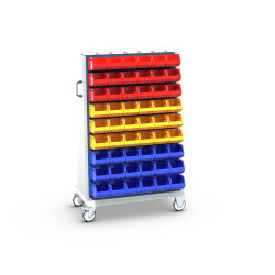 Wozek narzedziowy Stal, 1000 x 650 x 1600mm Przemysłowe Bott