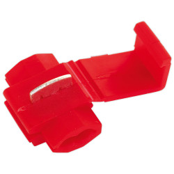 Sealey QSPR Quick Splice Connector Red Pack of 100
