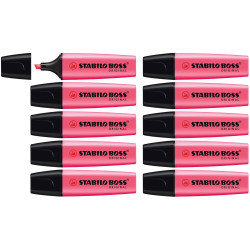 STABILO 70/56 Highlighter BOSS ORIGINAL Pack of 10 Pink