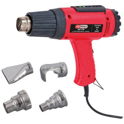 KS Tools 960.1190 Heat Air Blow Gun Set With 4 Attachments