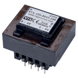 Vigortronix VTX-120-3803-206 PCB Transformer 230V 3VA 6V&#x2B;6V