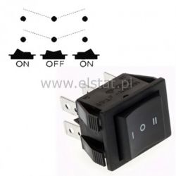 Przeł. kołys.3 poz 2-tory ON-OFF-ON stabilny 6p