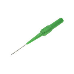 KOŃCÓWKA SONDA POMIAROWA ZIELONA IGŁA 20.161.4 GNIAZDO BANAN 4mm 73mm 30V 1A AMASS