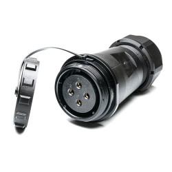 Złącze wielostykowe przemysłowe 4-pinowe Montaż na kablu Gniazdo RS PRO