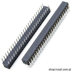 MMS-125-01-LM-DH Connector 2x25Pin R=2 mm THT SAMTEC