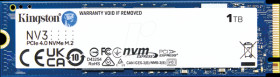 SNV3S/1000G Kingston NV3 NVMe™ SSD, 1 TB, M.2 PCIe