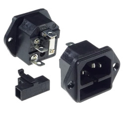 IEC C14 Gniazdo LZ-14-F1-3PB