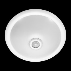 ROVO PC plafon oświetleniowy z czujnikiem ruchu 360st 2x40W E27 IP20 polikarbon mleczny CL/2xE27R-2