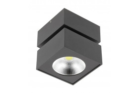 Oprawa LED BIANCO 15W 1500lm 4000K IP20 IK06 36st. kwadrat, czarny LD-BNC15WKC-NB