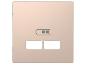MERTEN D-LIFE Płytka czołowa gniazda ładowania USB szampan metalik MTN4367-6051 SCHNEIDER ELECTRIC