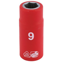 Draper Expert 31469 1/4&quot; Sq. Dr. Fully Insulated VDE Socket (9mm)