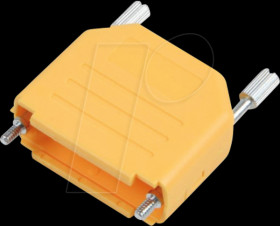 MHDPPK15-Y-K D-Sub cap, 15-pin, straight, yellow, size A