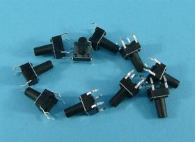 TACT SWITCH 6,0x6,0mm h=10mm