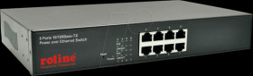 21131191 Switch, 8-port, Fast Ethernet, PoE