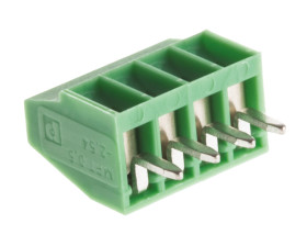 Blok zacisków do płytki drukowanej, seria: MPT 0.5/4-2.54 4 -pinowe raster 2.54 mm 1-rzędowe Phoenix Contact