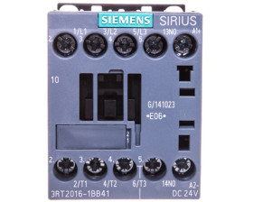 Stycznik mocy 9A 3P 24V DC 1Z 0R S00 3RT2016-1BB41