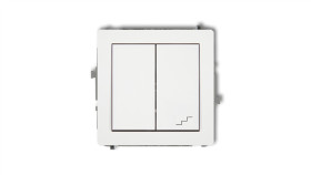 Deco Mechanizm Łącznika Jednobiegunowego Ze Schodowym (Osobne Zasilanie),...