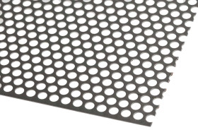 Arkusz blachy grubość: 0.55mm Stal nierdzewna długość 500mm Perforowany szerokość: 500mm