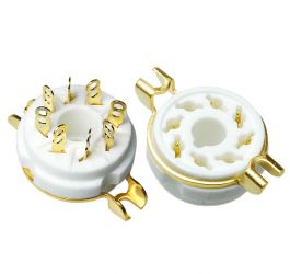 Podstawka lampowa oktal do chassis MOW - Gold