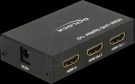 18682 HDMI-Splitter, 1x2-Port, 4K/60 Hz