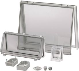 Fibox L 44 II 4512299 składana (D x S) 377 mm x 331 mm poliwęglan 1 szt.