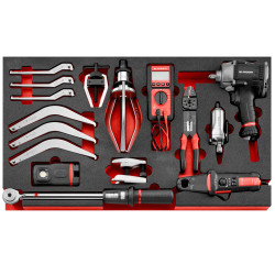 Zestaw narzędzi Facom Zestaw narzędzi warsztatowych Klucz udarowy, ściągacz do przegubów, szczęka wymienna