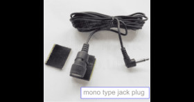 mini microphone with 3.5mm chrome mono jack plug