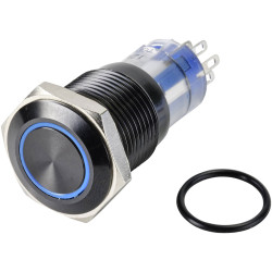 TruComponents 782716 Pushbutton ,Panel Mount,Off/(On),SPDT,Solder,IP65