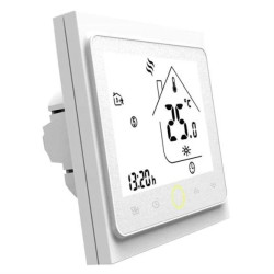 Termostat Elektryczny Wi-Fi model 001, 16A, Kwadratowy, Biały IRH-TSW001