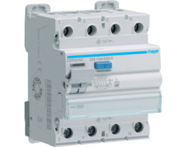 Wyłącznik różnicowoprądowy 3P+N 25A 10kA 30mA typ F CDF625D HAGER