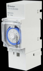 12.01.8.230.0000 Timer for 35 mm rail, 1xUM, analogue