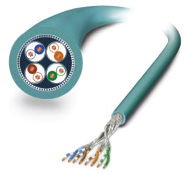 Kabel Ethernet Cat6a długość 100m Niezakończony Phoenix Contact PUR l. żył: 8 średnica 6.4mm